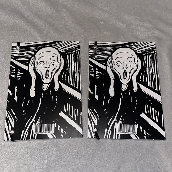 Set of 2 “The Scream” Journals-BRAND NEW - Picture 2 of 2